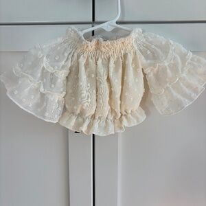 Savanna Off-the-Shoulder Dot Top